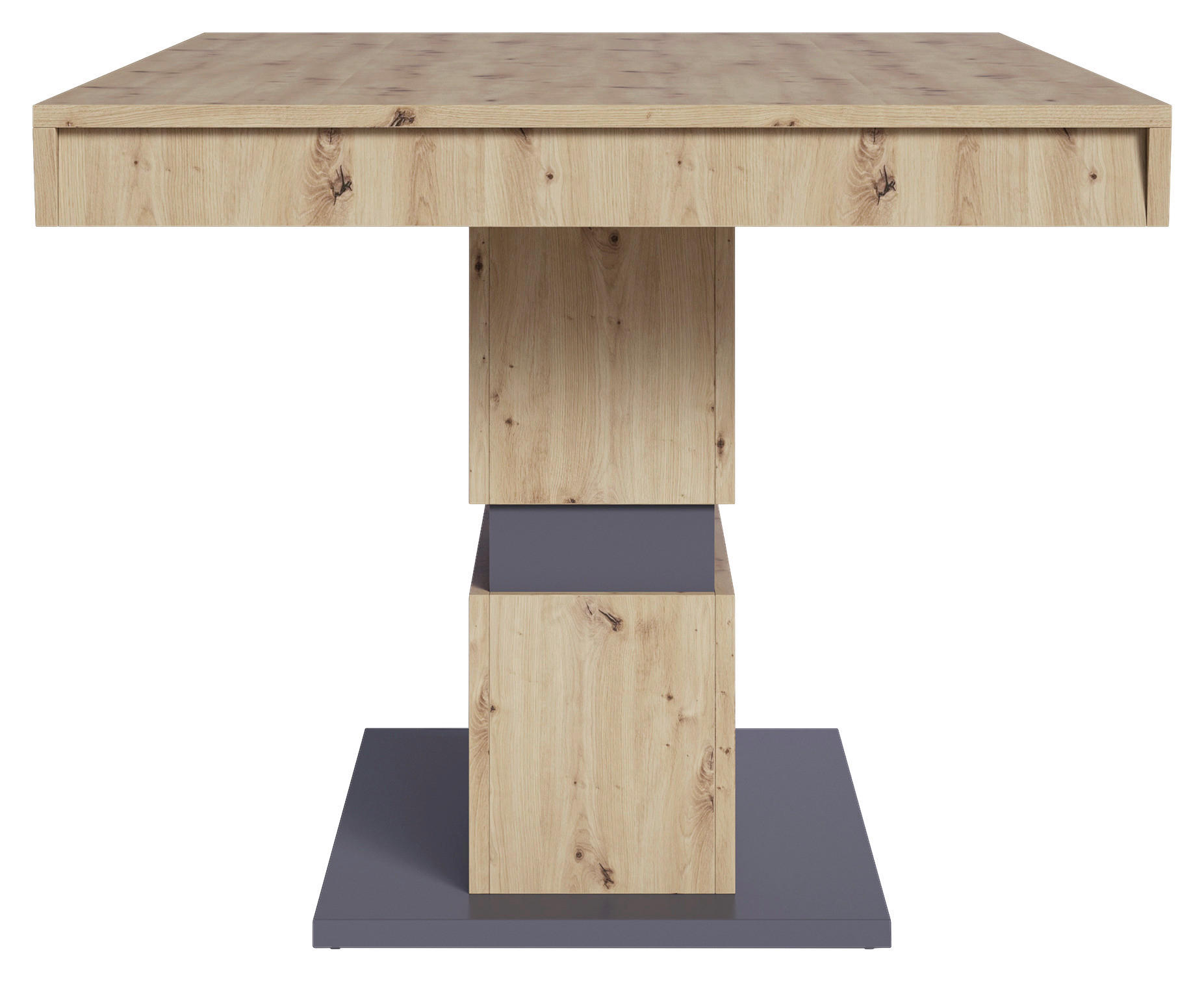 Tisch MATTHEW Eiche Nachbildung anthrazit B/H/T: ca. 160x75x90 cm MATTHEW - Eiche/anthrazit (160,00/75,00/90,00cm) - byLIVING