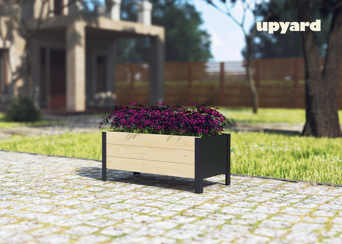 UPYARD Hochbeet MODERN natur Holz B/H/L: ca. 36x32x78 cm MODERN - natur (78,00/36,00/32,00cm) - UPYARD