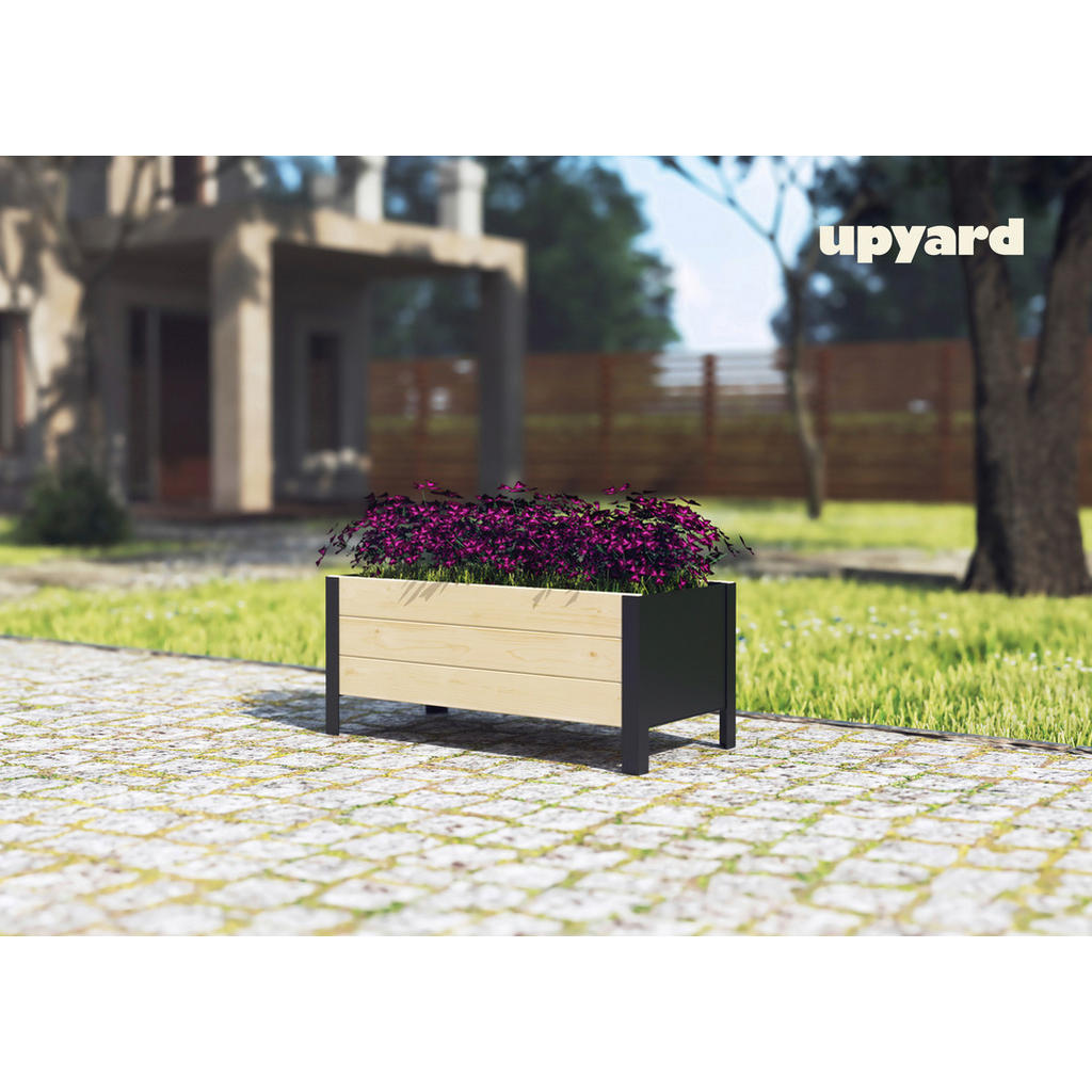 Thumbnail - UPYARD Hochbeet MODERN natur Holz B/H/L: ca. 36x32x78 cm