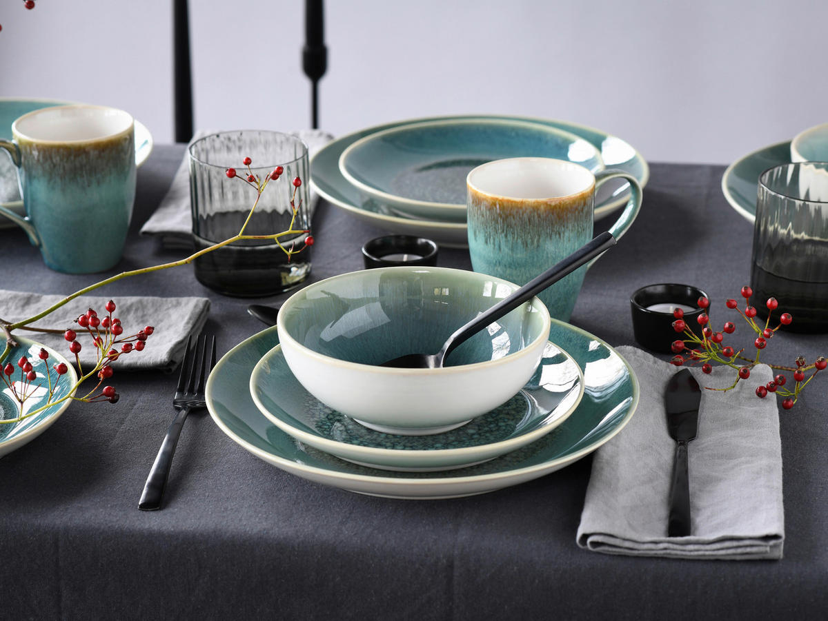 CreaTable Kombiservice Caldera Caldera - elegant grün/grün - CreaTable