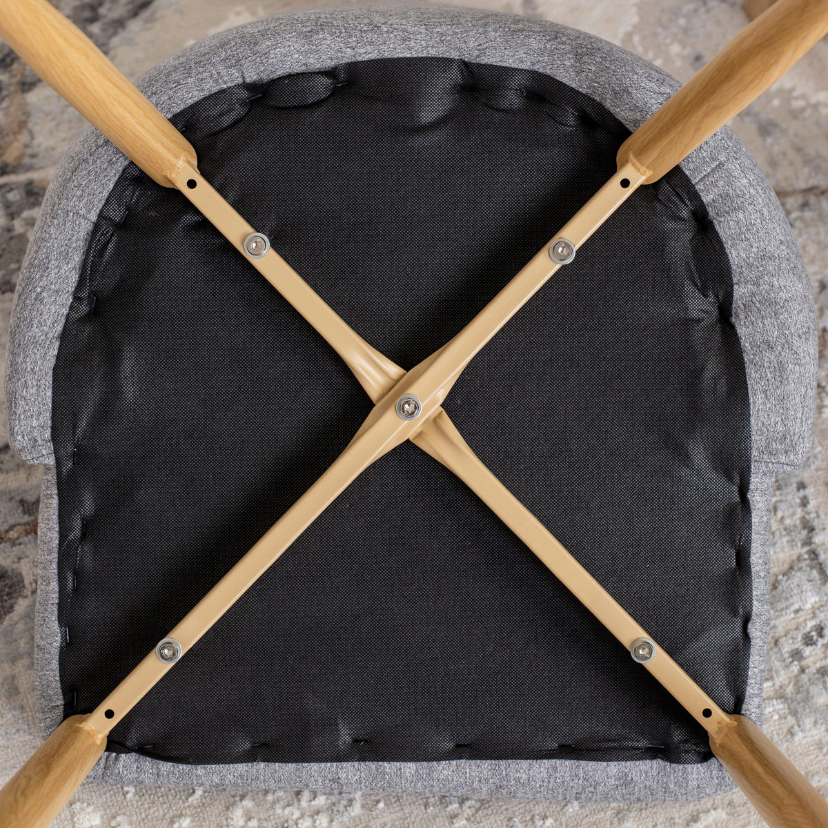 Stuhl TORINO grau B/H/T: ca. 53x91x58 cm TORINO - grau (53,00/91,00/58,00cm) - WIPMEB
