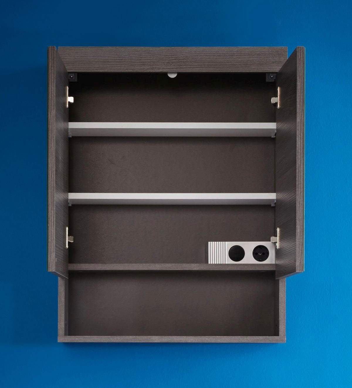Spiegelschrank Runner Rauchsilber Nachbildung B/H/T: ca. 58x75x18 cm Runner - (58,00/75,00/18,00cm)