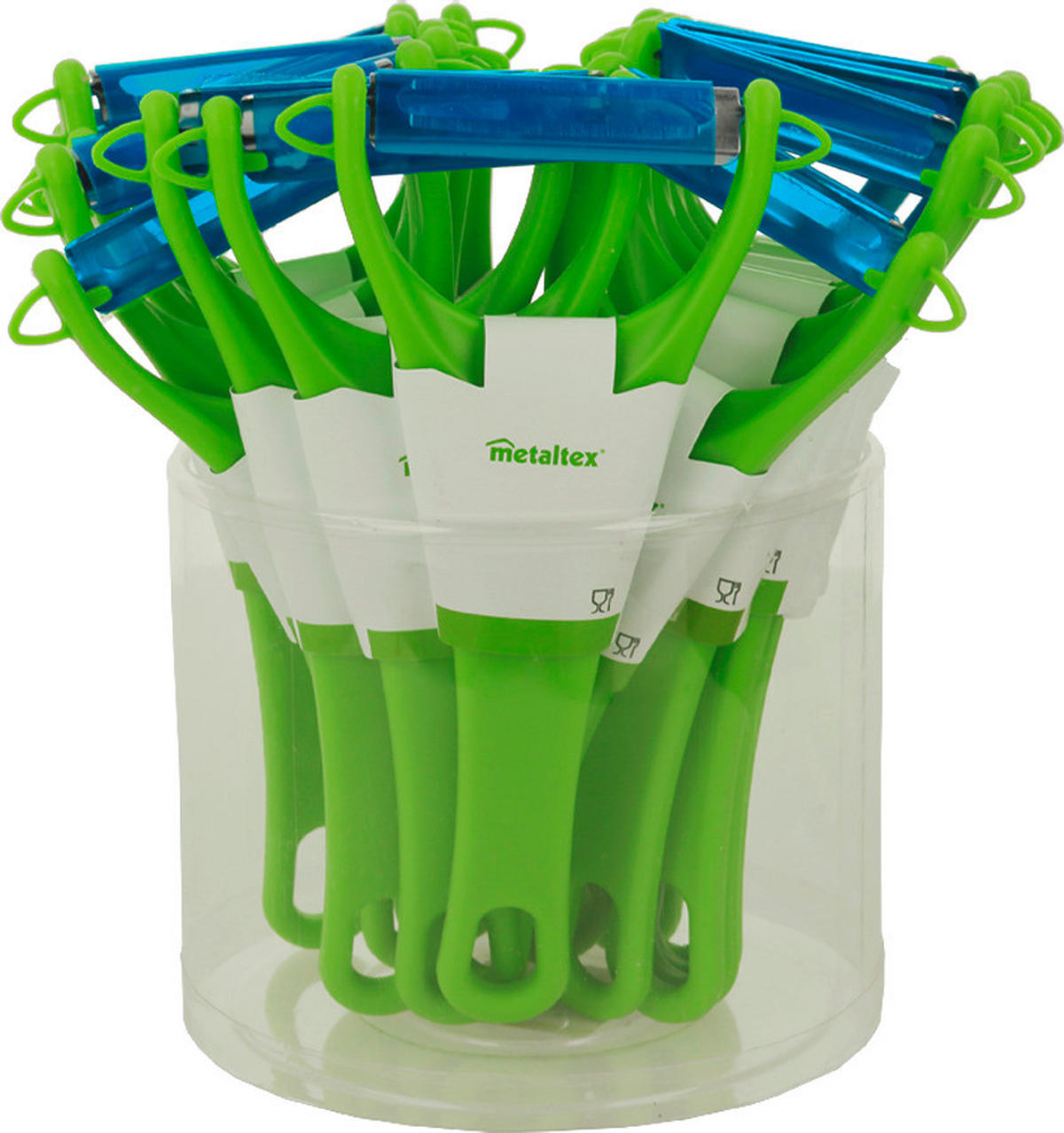 Metaltex Sparschäler grün Acryl Sparschäler_Y grün - grün - Metaltex