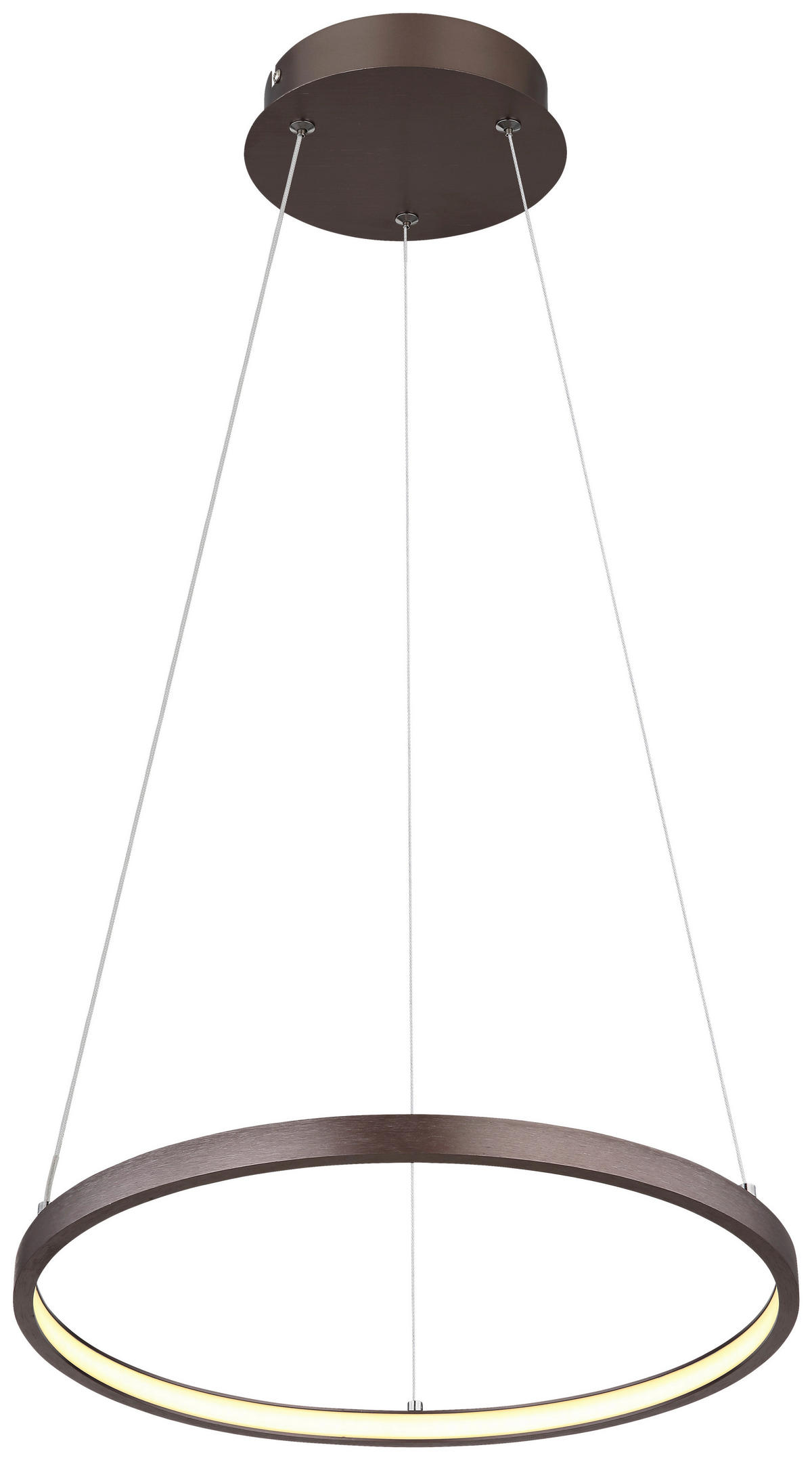 GLOBO LED-Pendelleuchte 67192-19BR kaffee Metall Kunststoff H/D: ca. 120x38,5 cm RALPH - kaffee (38,50/120,00cm) - GLOBO