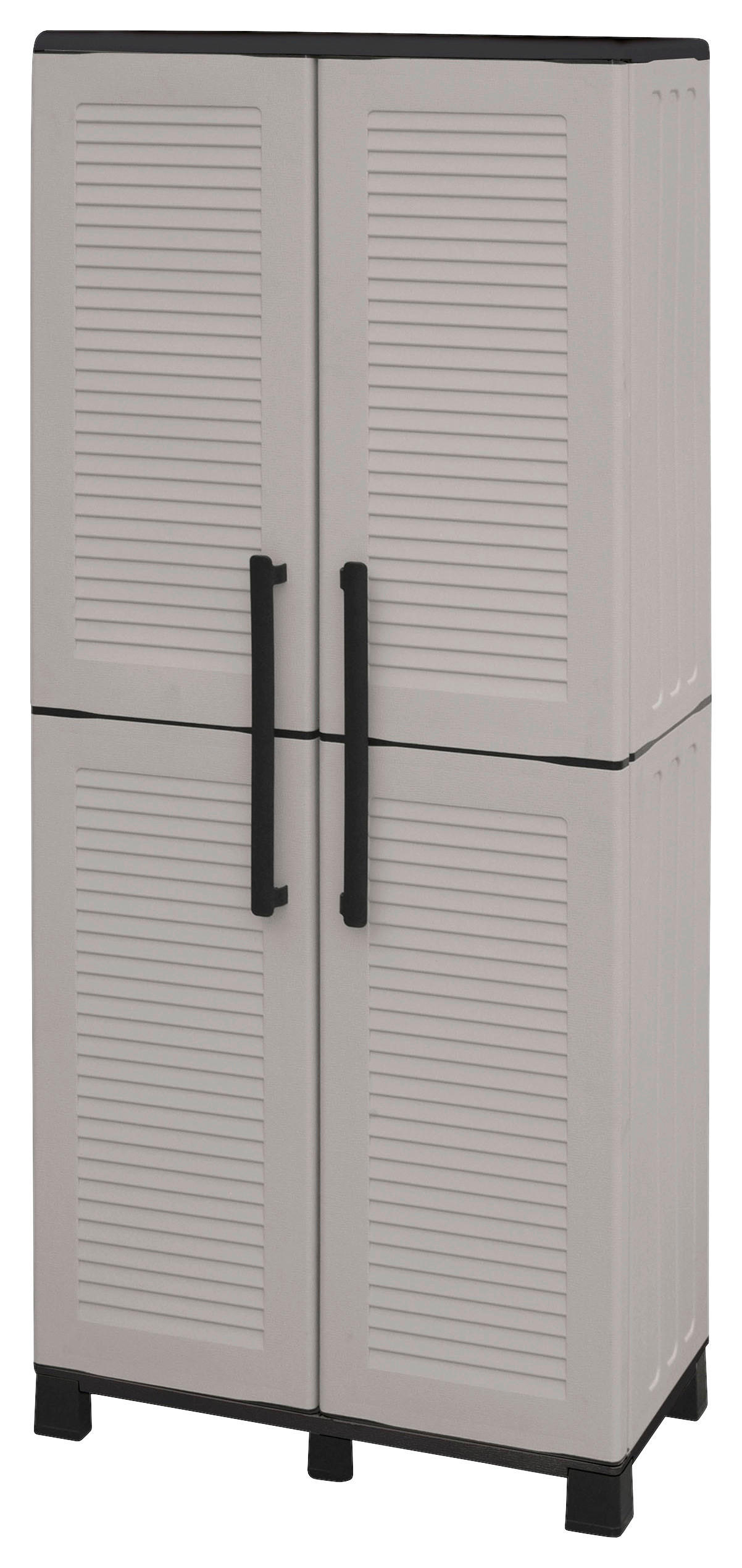 ArtPlast Kunststoffschrank Family grau Kunststoff B/H/T: ca. 68x168x37 cm Family - grau (68,00/168,00/37,00cm) - Artplast