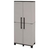 ArtPlast Kunststoffschrank Family grau Kunststoff B/H/T: ca. 68x168x37 cm Family - grau (68,00/168,00/37,00cm) - ArtPlast