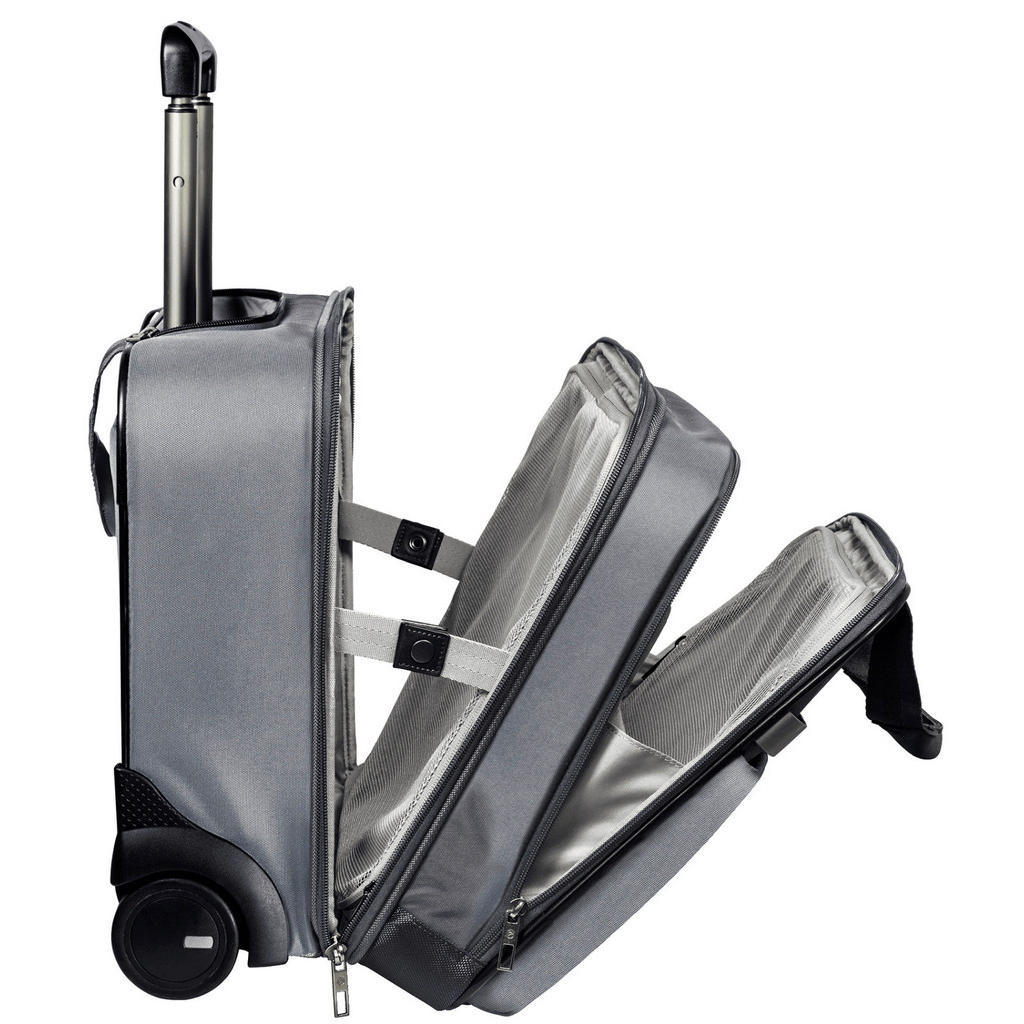 Thumbnail - Leitz Trolley silber Polyester B/H/L: ca. 23x37x43 cm