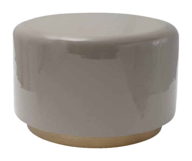 360 Living Hocker Artisse 251 grau gold Metall H/D: ca. 43x51,5 cm Artisse 251 - gold/grau (51,50/43,00cm) - 360 Living
