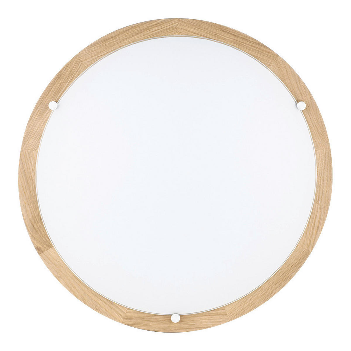 SPOT Light Deckenleuchte 4754274 Eiche weiß Chrom Echtholz Glas Metall H/D: ca. 10x45 cm Frida - Eiche/weiß (45,00/10,00cm) - SPOT Light