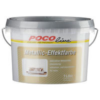 POCOline Effekt-Farbe silber ca. 1 l Effekt-Farbe_Metallic 1l - silber (1,00l) - POCOline