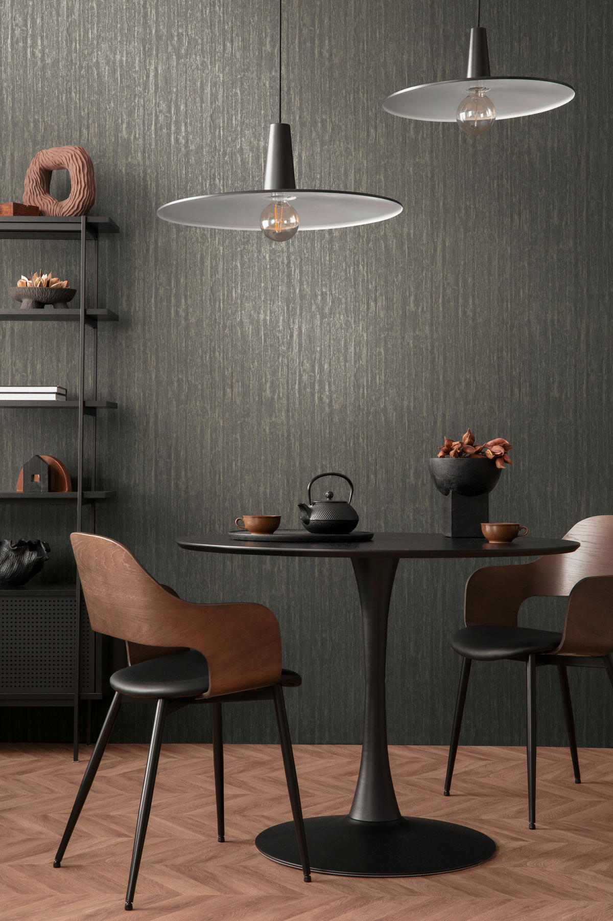 A.S.Creation Vliestapete grau gold B/H/D: ca. 53x1005x8,3 cm Vliestapete - gold/grau (8,30/1005,00cm) - A.S.Creation