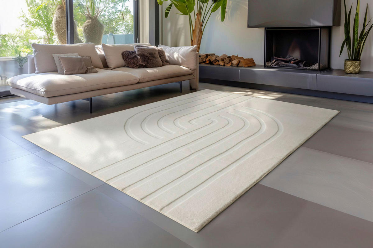 Obsession Teppich Zen Deluxe creme B/H/L: ca. 160x16x230 cm Zen Deluxe - creme (230,00/160,00/16,00cm) - Obsession