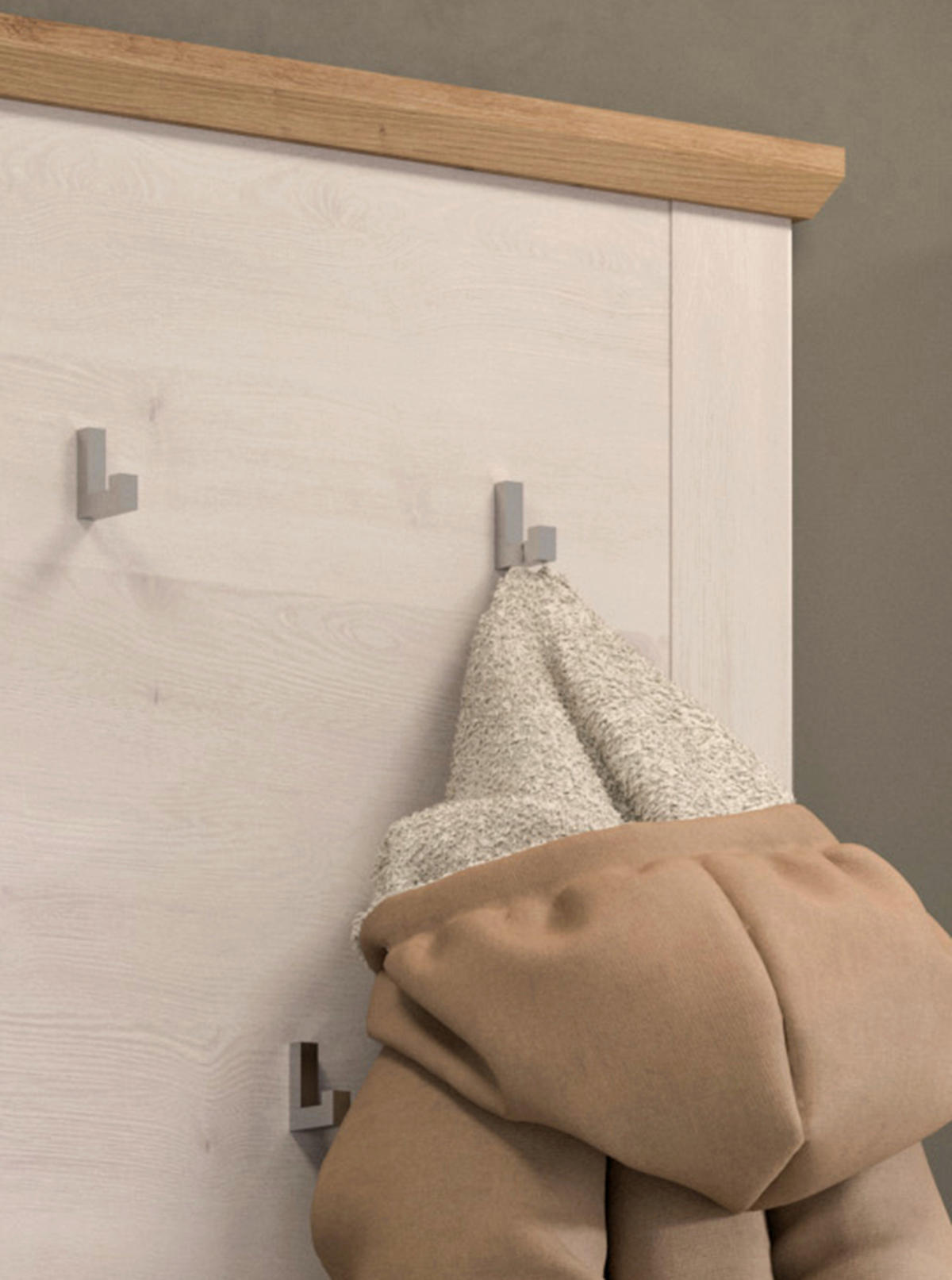 Garderobe Verona Sibiu Lärche Nachbildung Eiche Artisan Nachbildung B/H/T: ca. 190x196x39 cm Verona - Eiche (190,00/196,00/39,00cm) - xonox.home