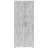Schrank Multi-Stauraum Typ 37 Beton Optik B/H/T: ca. 80x195x40 cm Multi-Stauraum Typ 37 - Beton (80,00/195,00/40,00cm)