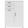Kommode Multi-Stauraum Typ 32 weiß B/H/T: ca. 80x115x40 cm Multi-Stauraum Typ 32 - weiß (80,00/115,00/40,00cm)