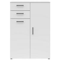 Kommode Multi-Stauraum Typ 32 weiß B/H/T: ca. 80x115x40 cm Multi-Stauraum Typ 32 - weiß (80,00/115,00/40,00cm)