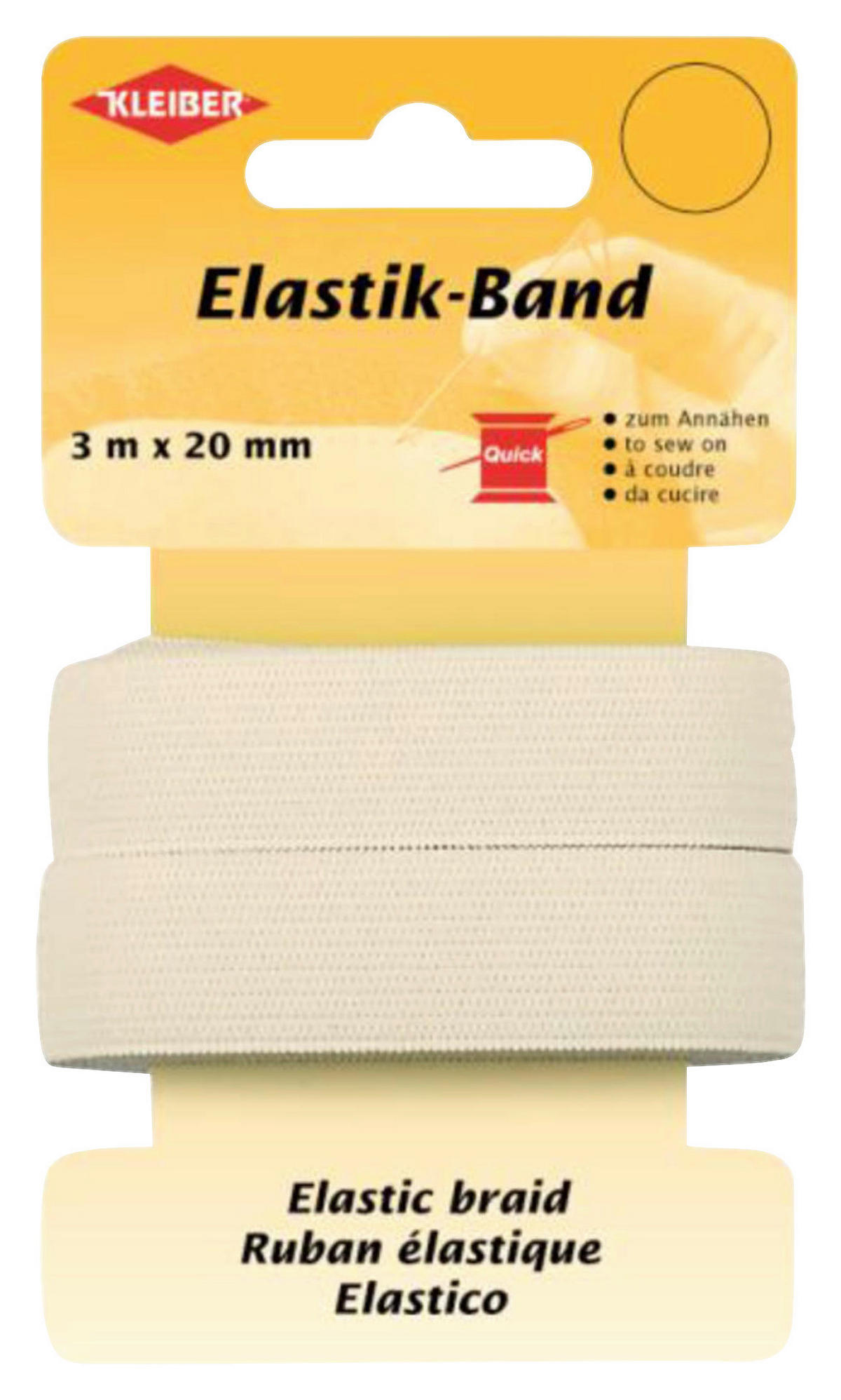 Kleiber Elastic-Band Elastic-Band_Kleiber - weiß (2,00/300,00cm) - Kleiber