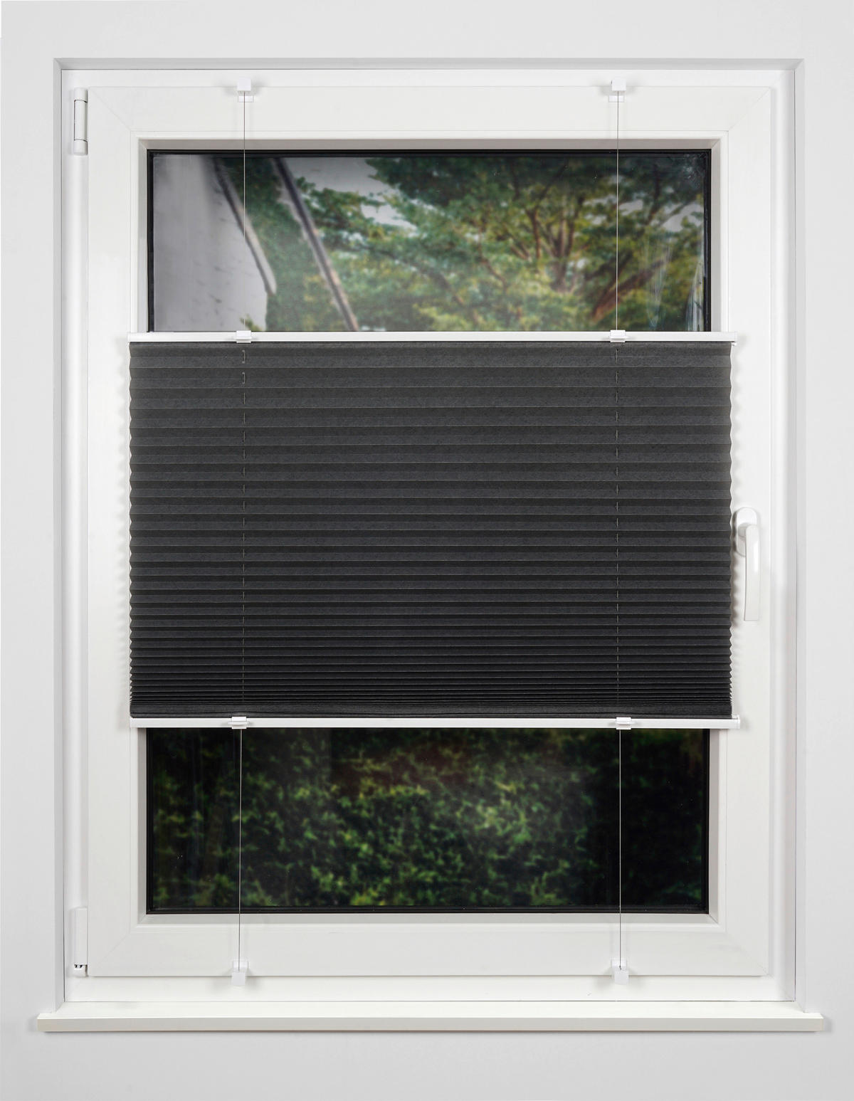 Klemmplissee hellgrau B/L: ca. 60x130 cm Basic_Klemmplissee_Promo - hellgrau (60,00/130,00cm)