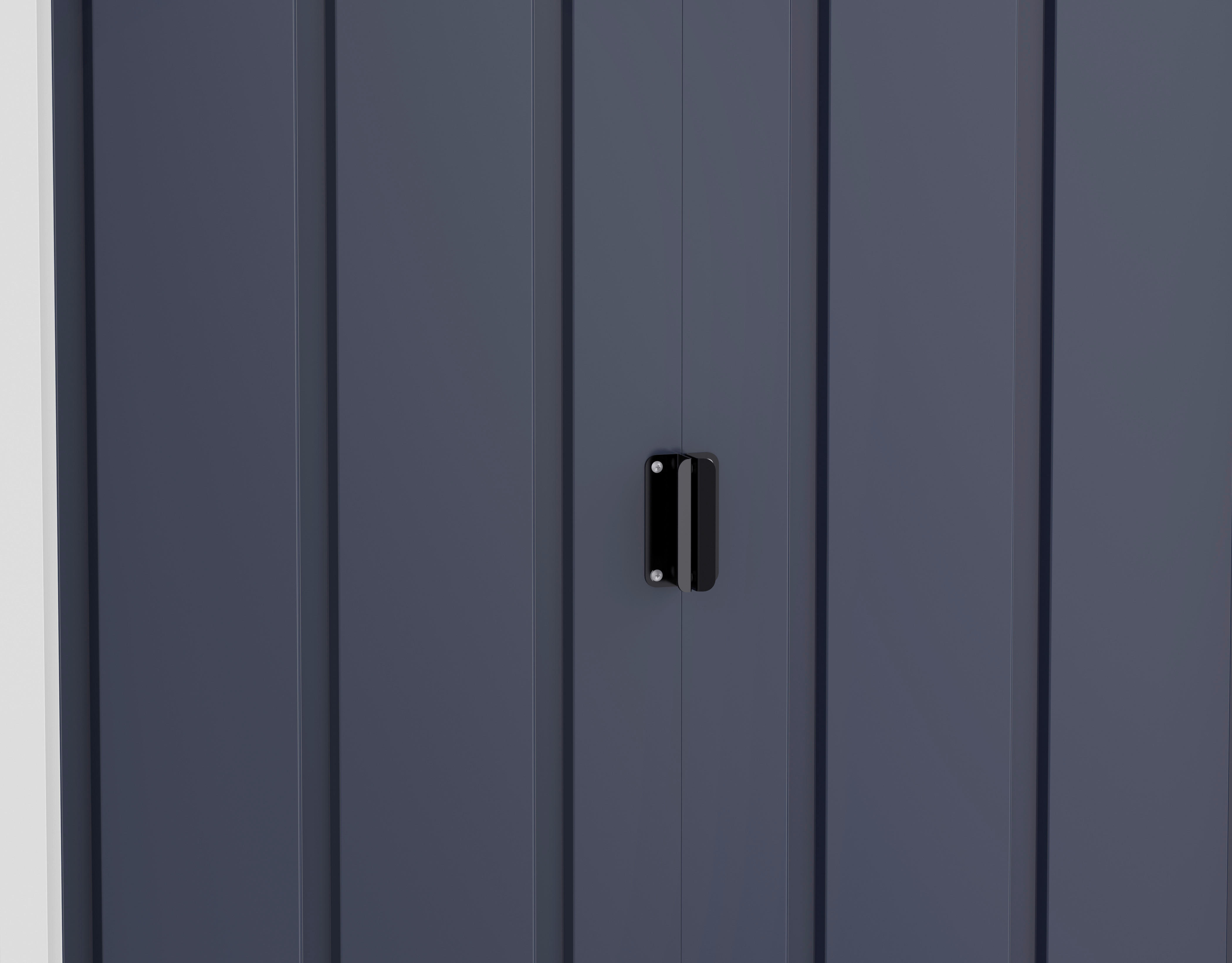 VCM Gerätehaus anthrazit Metall B/H/L: ...