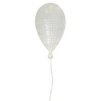 Näve Leuchten LED-Dekoballon weiß Kunststoff B/H/T/D: ca. 35x50x35x35 cm LED-Dekoballon - weiß (35,00/50,00/35,00cm) - Näve Leuchten