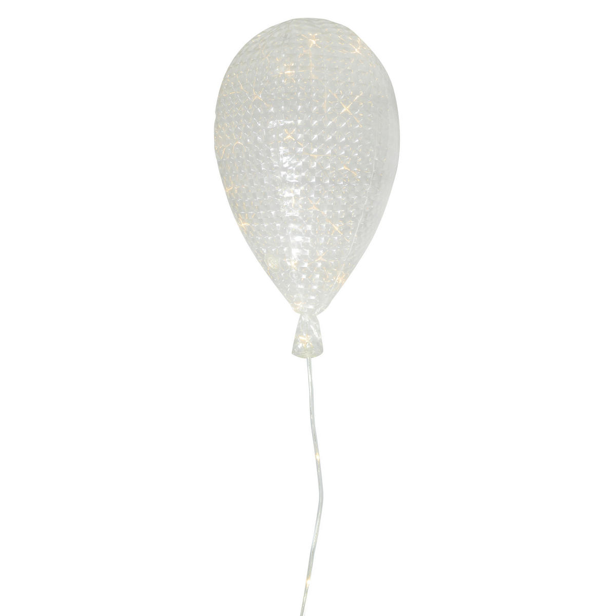 Näve Leuchten LED-Dekoballon weiß Kunststoff B/H/T/D: ca. 35x50x35x35 cm LED-Dekoballon - weiß (35,00/50,00/35,00cm) - Näve Leuchten