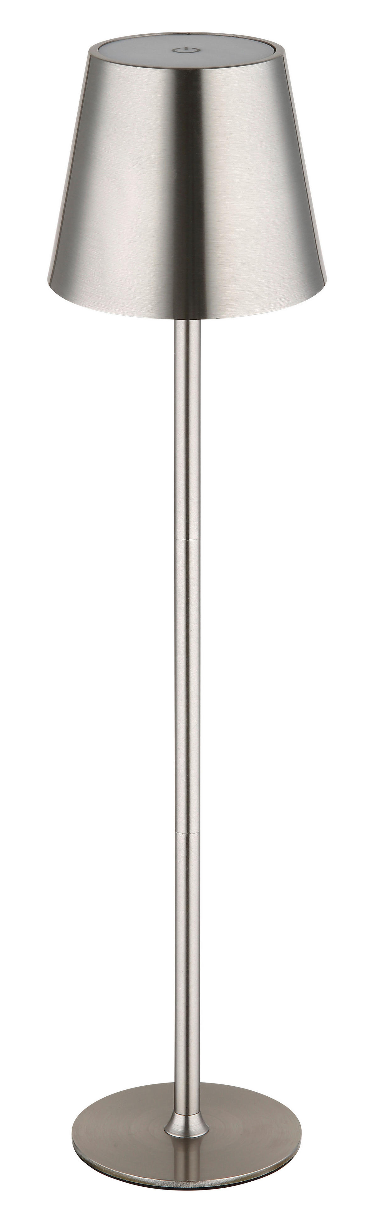 GLOBO LED-Tischleuchte VANNIE 58438N nickel Opal Metall Kunststoff H/D: ca. 47x11,2 cm 1 Brennstellen VANNIE - nickel/Opal (11,20/47,00cm) - GLOBO