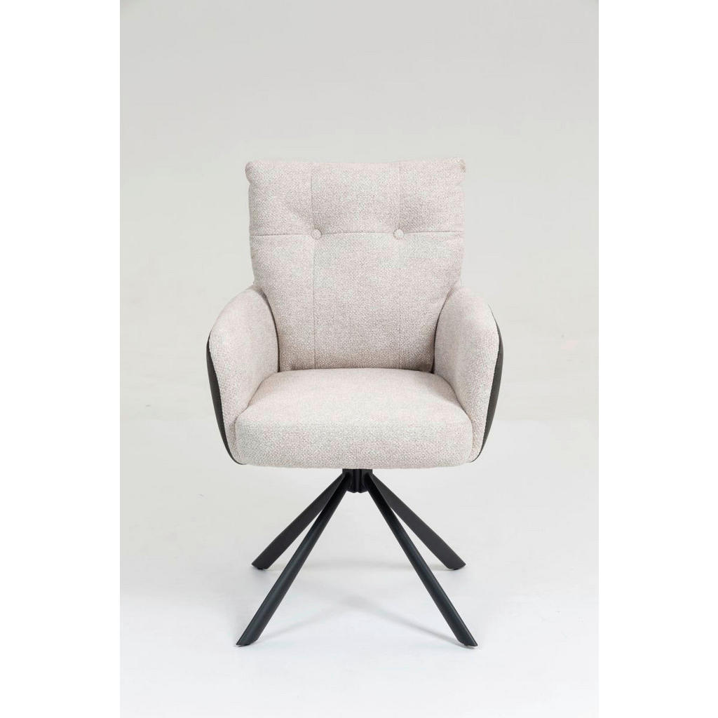 Thumbnail - Drehstuhl Lecce beige Microfaser