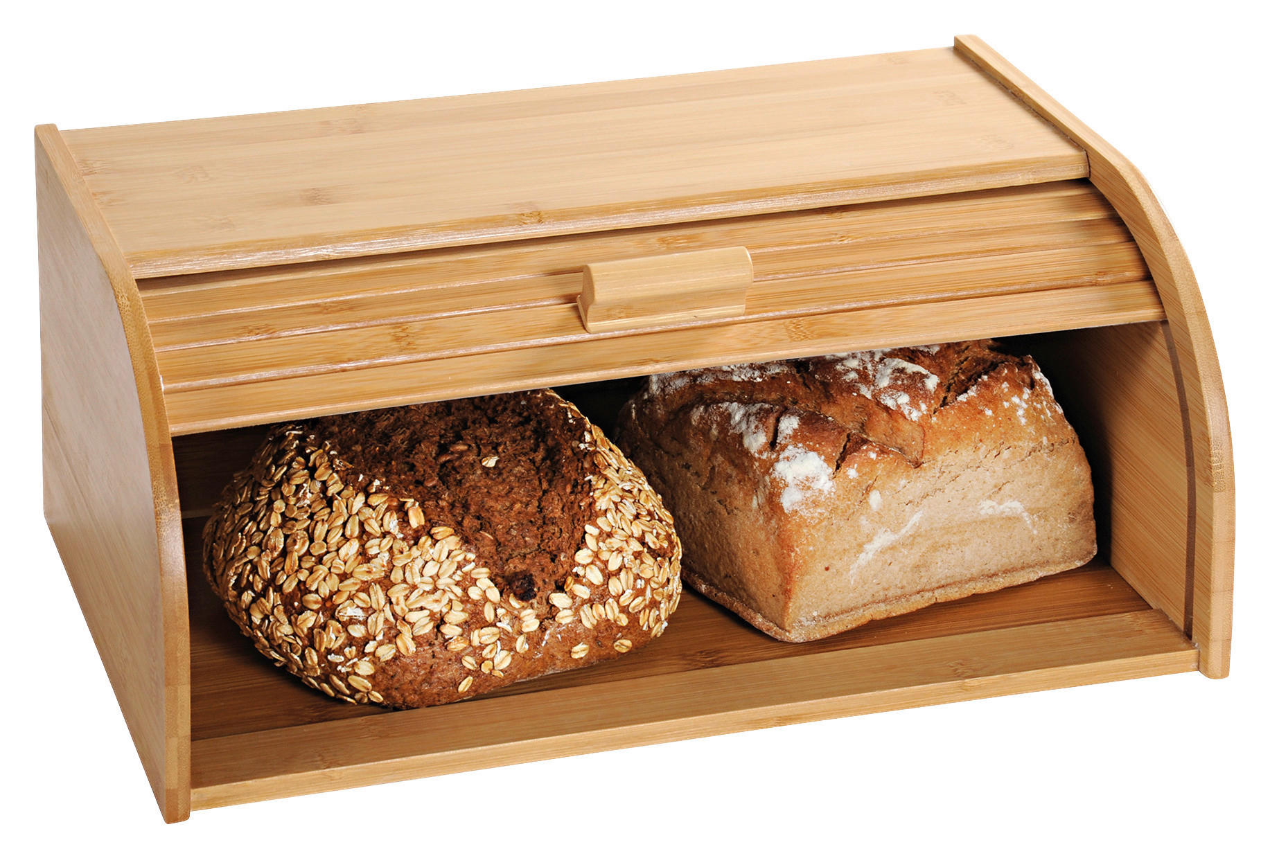 Kesper Brotkasten natur Bambus B/H/L: ca. 27x16,9x40 cm Rollbrotkasten - natur (40,00/27,00/16,90cm) - Kesper