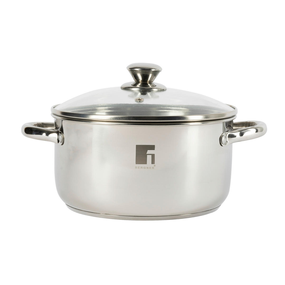 BERGNER Topfset Alea silber Edelstahl 6 tlg. Alea - silber - BERGNER