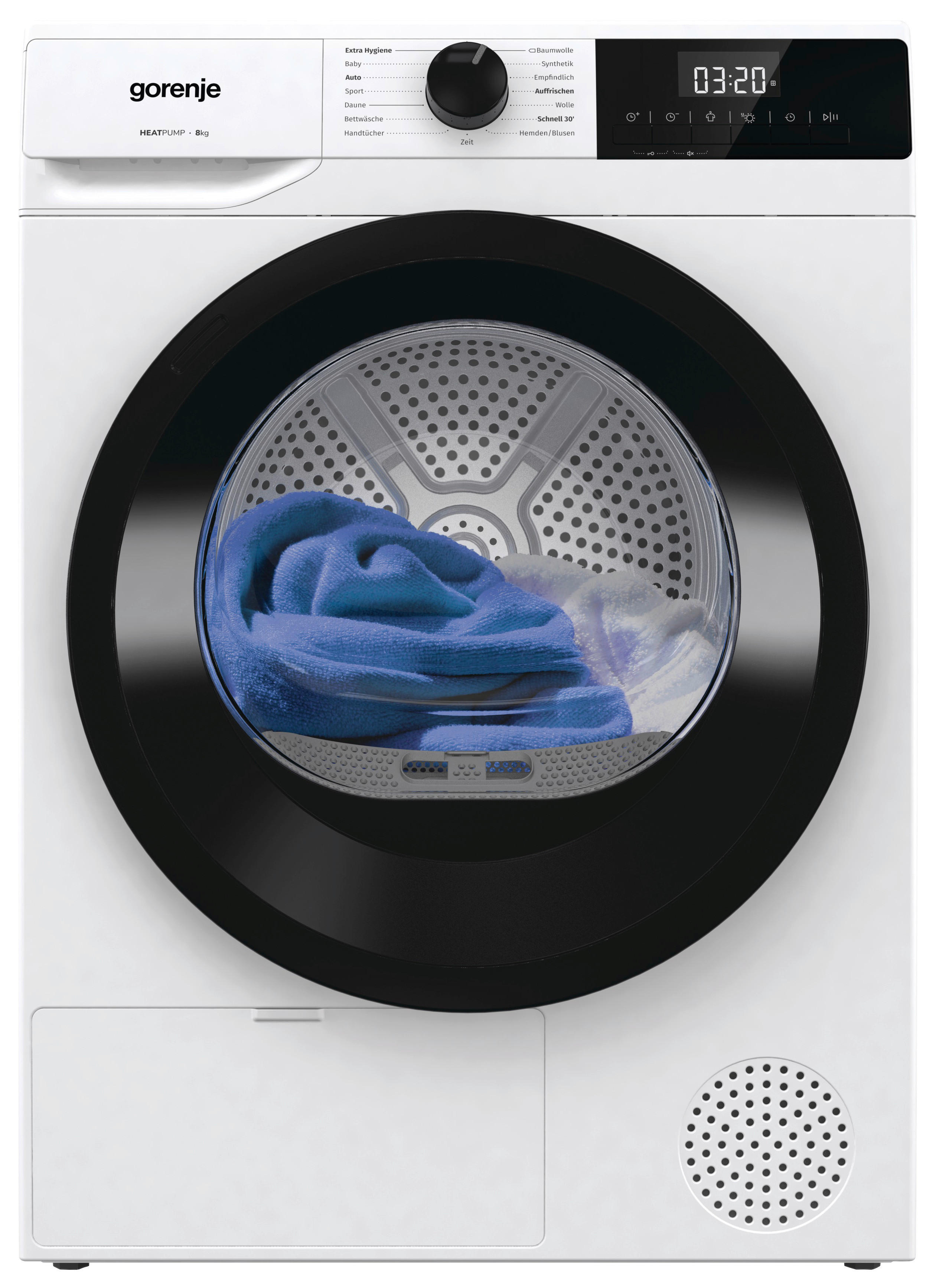 Gorenje Wärmepumpentrockner DHNE82 Wärmepumpentrockner DHNE82 - weiß (59,50/84,50/55,00cm) - Gorenje