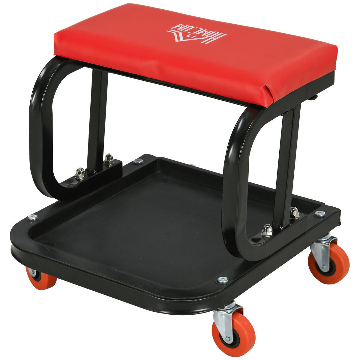 Werkstatthocker rot B/H/L: ca. 35x37x38 cm Werkstatthocker - rot (38,00/35,00/37,00cm) - HOMCOM