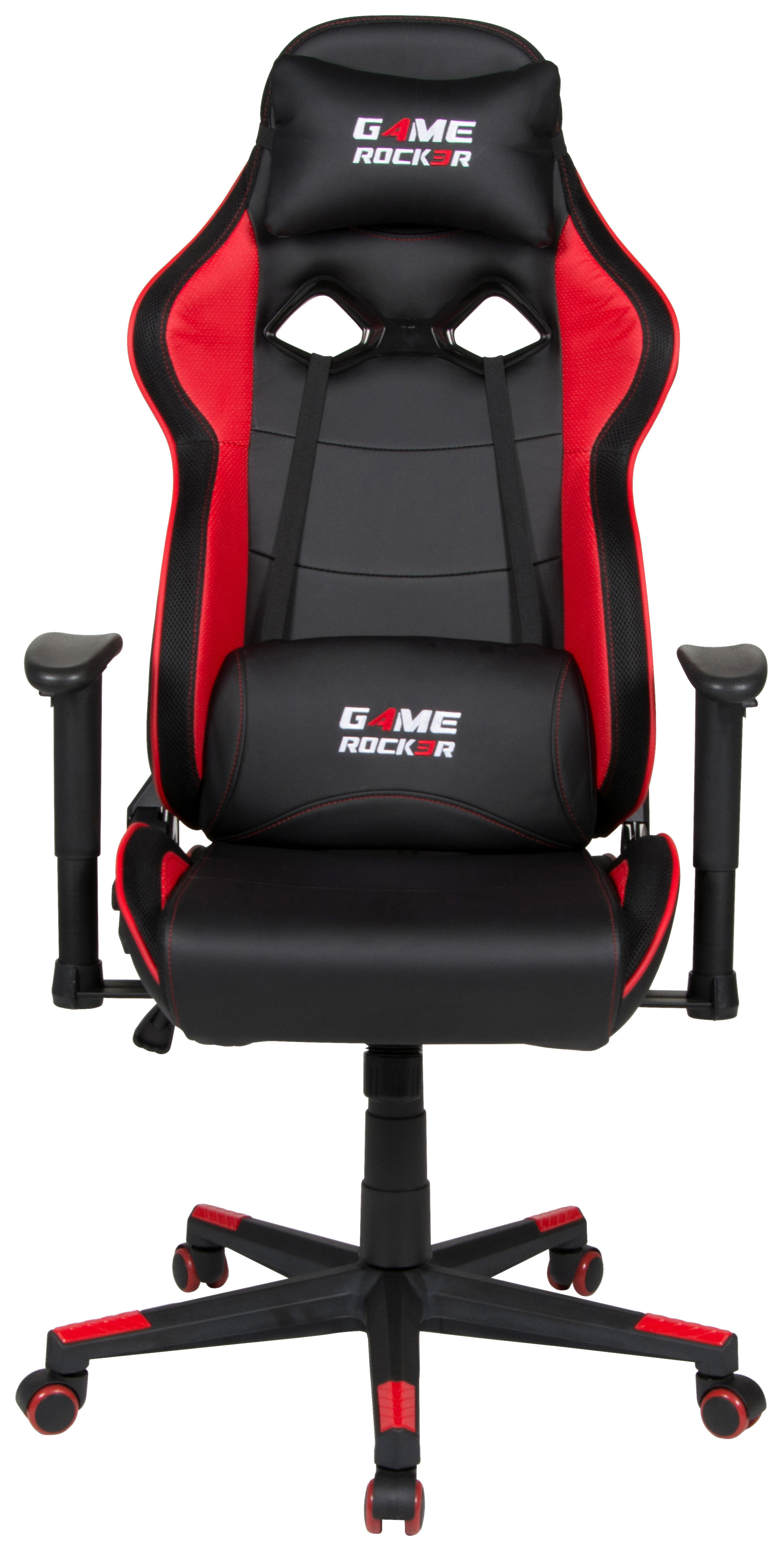 Gaming-Sessel Game Rocker schwarz rot