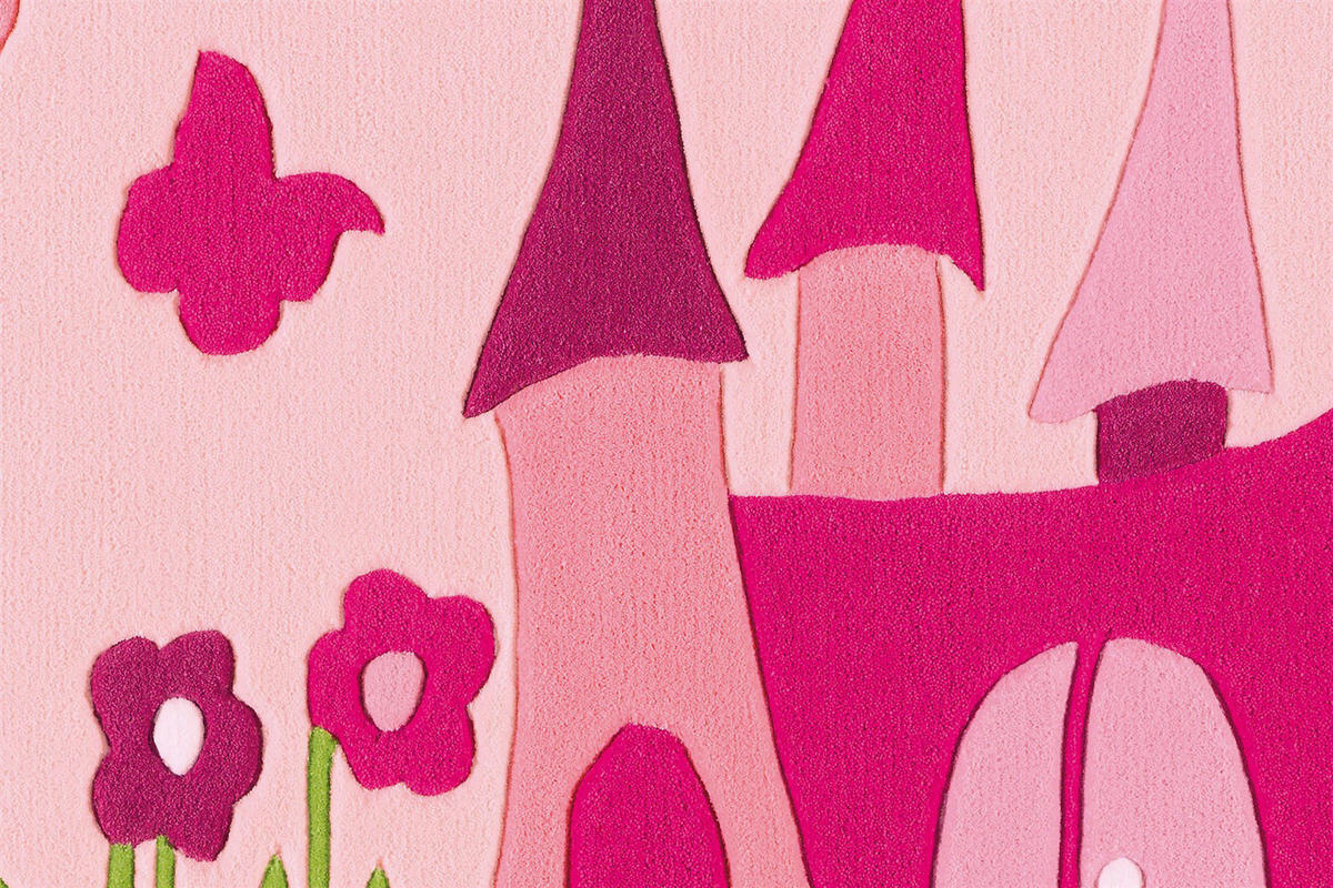 Arte Espina Kurzflorteppich Joy 4191 pink B/L: ca. 90x150 cm Joy 4191 - pink (90,00/150,00cm) - Arte Espina