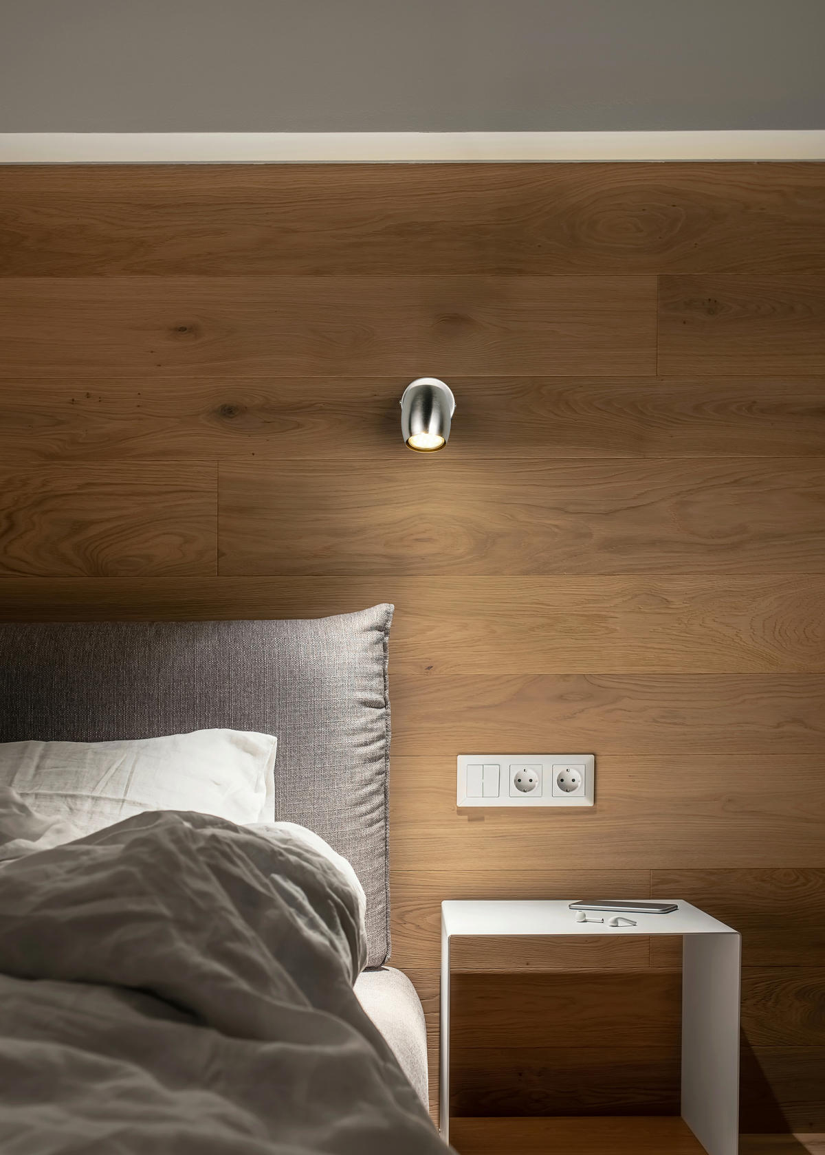 Reality Leuchten Spots nickel matt Metall B/H/L: ca. 9,5x14x8 cm GU10 1 Brennstellen Spot_Nancy_1 - nickel matt (8,00/9,50/14,00cm) - Reality Leuchten