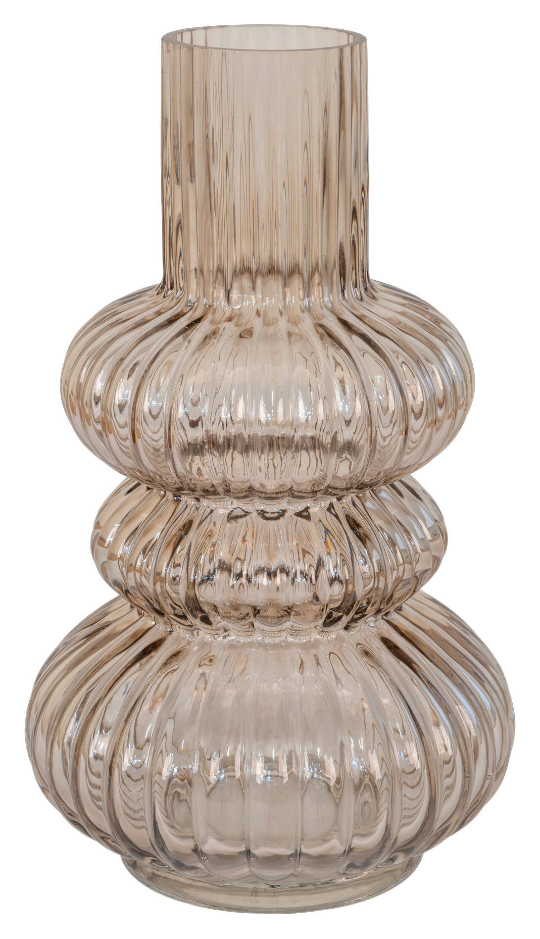 Vase Rauch Glas B/H/L: ca. 15x25x15 cm Vase - Rauch (15,00/15,00/25,00cm)