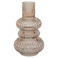 Vase Rauch Glas B/H/L: ca. 15x25x15 cm Vase - Rauch (15,00/15,00/25,00cm)