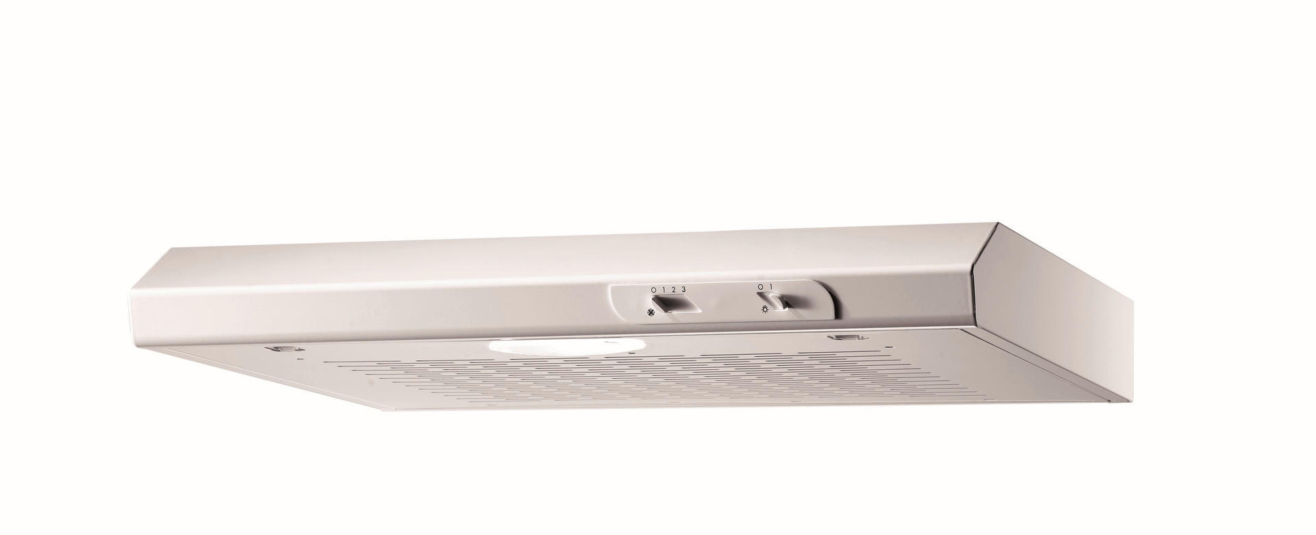 Respekta Dunstabzugshaube DH620WL weiß Edelstahl B/H/T: ca. 60x7,6x47 cm DH620WL - weiß (60,00/7,60/47,00cm) - Respekta