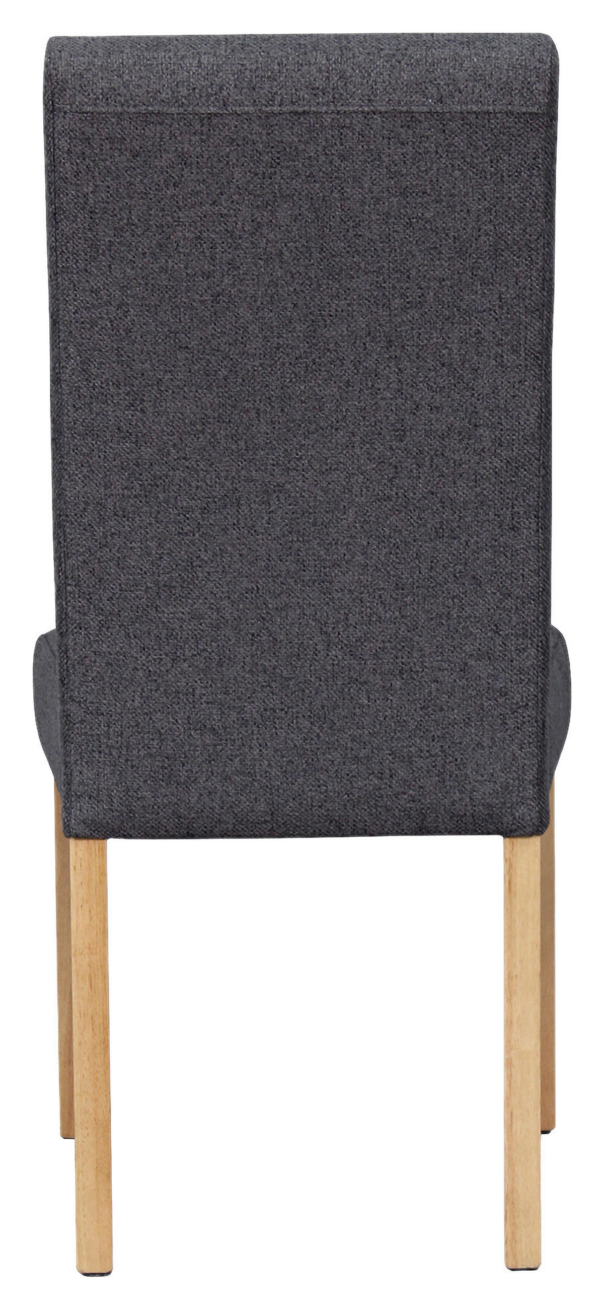 Stuhl ELIAS dunkelgrau natur Stoff B/H/T: ca. 47x99,5x60 cm ELIAS - natur/dunkelgrau (47,00/99,50/60,00cm) - byLIVING