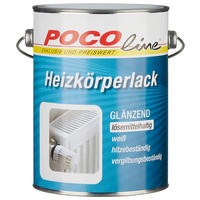 POCOline Heizkörperlack weiß hochglänzend ca. 2,5 l Heizkörperlack 2,5l - weiß (2,50l) - POCOline