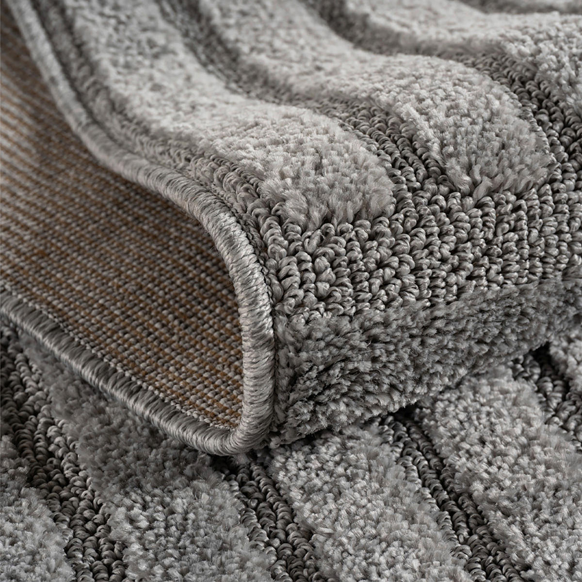 Ayyildiz Kurzflorteppich ART silber B/H/L: ca. 160x0,8x160 cm ART - silber (160,00/160,00/0,80cm) - Ayyildiz