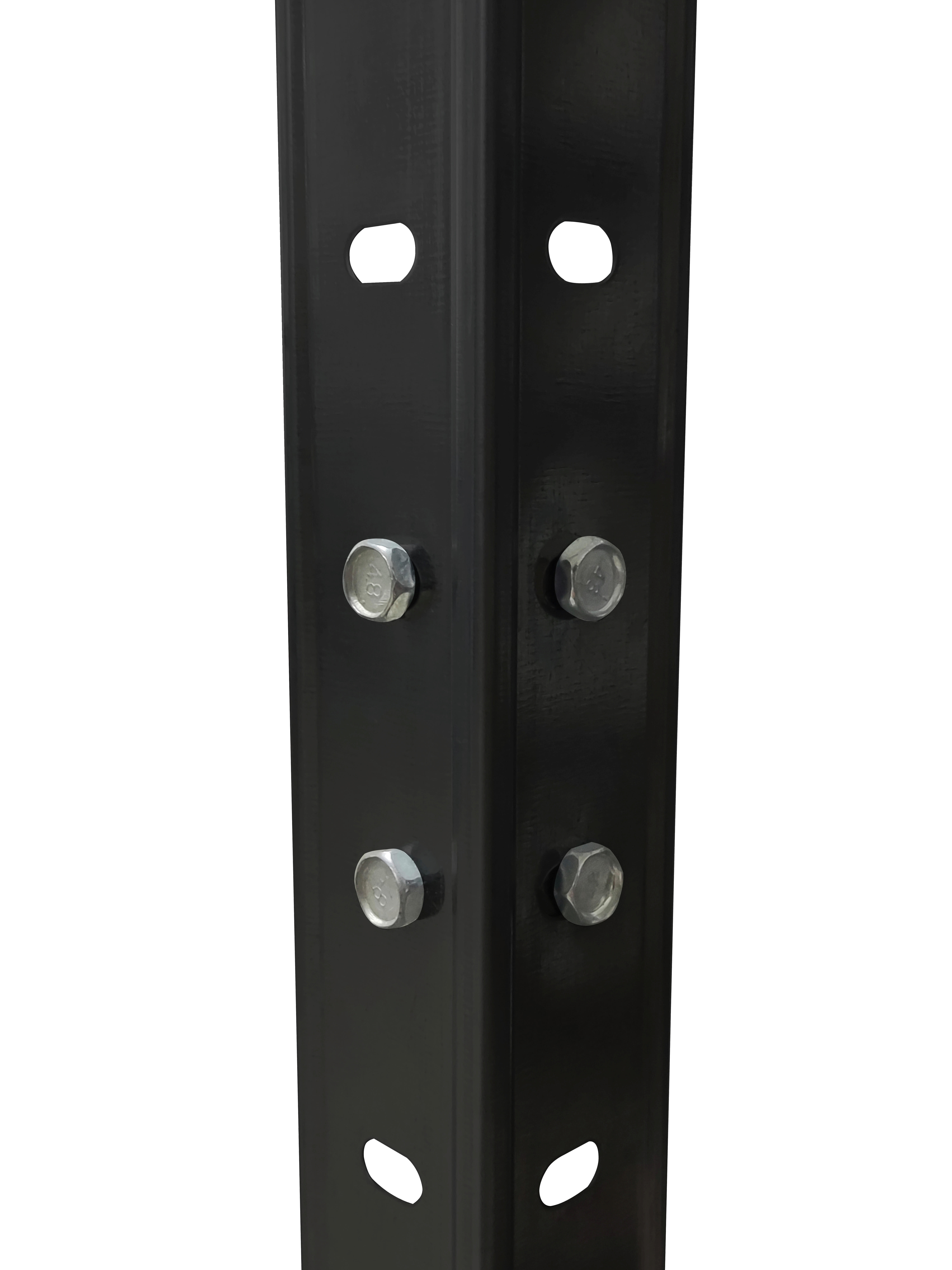 Schraubregal schwarz B/H/T: ca. 90x180x60 cm Schraubregal 180x90x60cm S - schwarz (90,00/180,00/60,00cm)