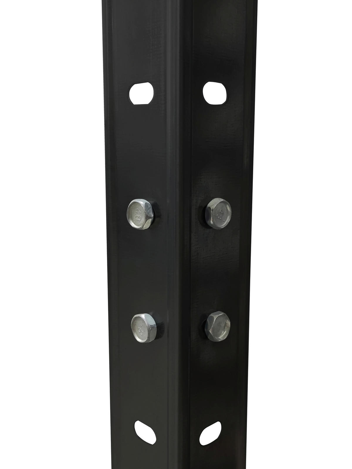 Schraubregal schwarz B/H/T: ca. 90x180x60 cm Schraubregal 180x90x60cm S - schwarz (90,00/180,00/60,00cm)