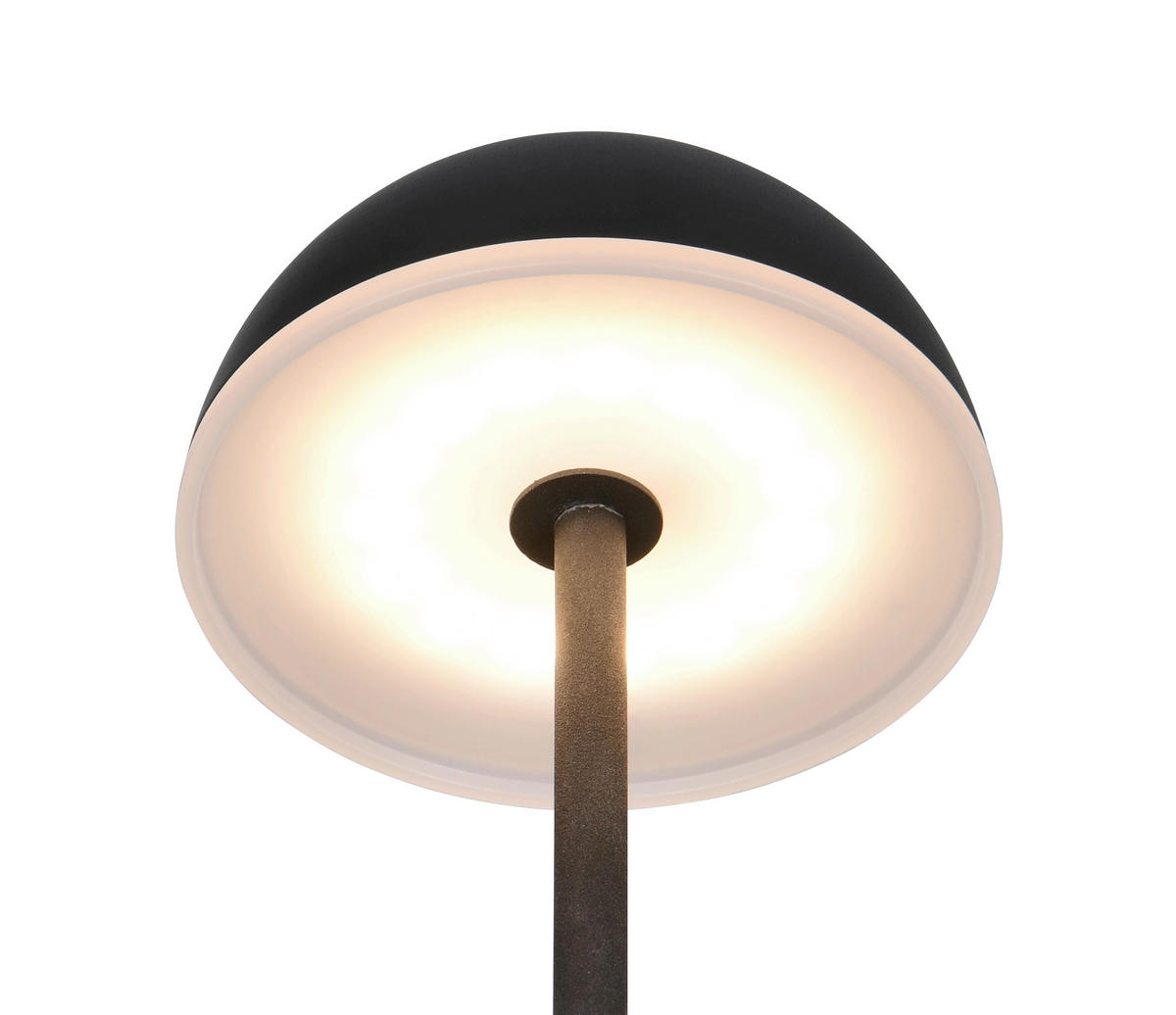 Reality Leuchten LED-Tischleuchte schwarz Kunststoff B/L: ca. 11x28,3 cm LED-Tischleuchte_Tembo - schwarz (11,00/28,30cm) - Reality Leuchten