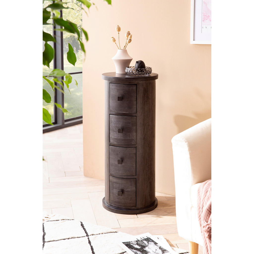 Thumbnail - Sideboard schwarz B/H/T: ca. 34x85x34 cm