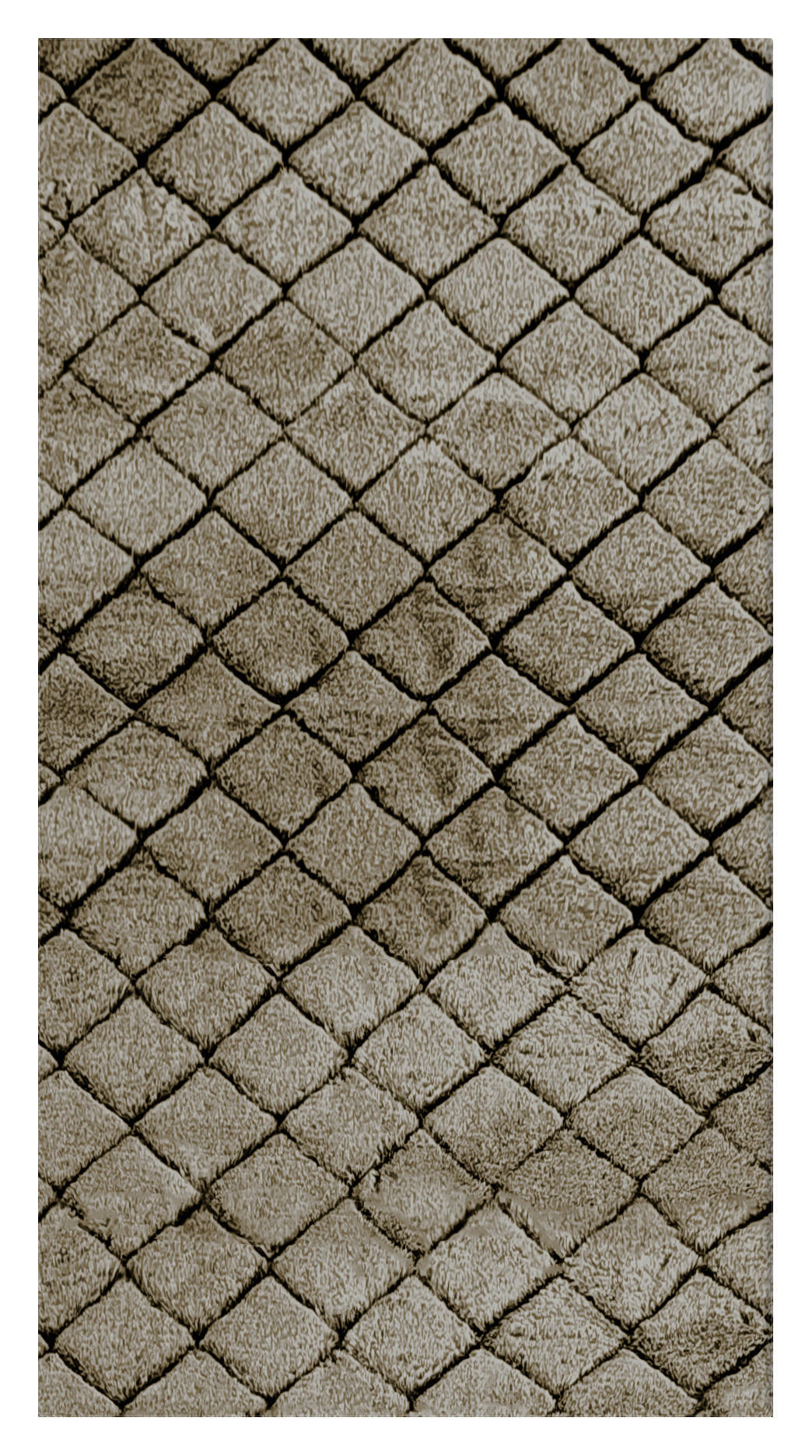 Teppich Vichy natur B/L: ca. 80x150 cm Vichy - natur (80,00/150,00cm)