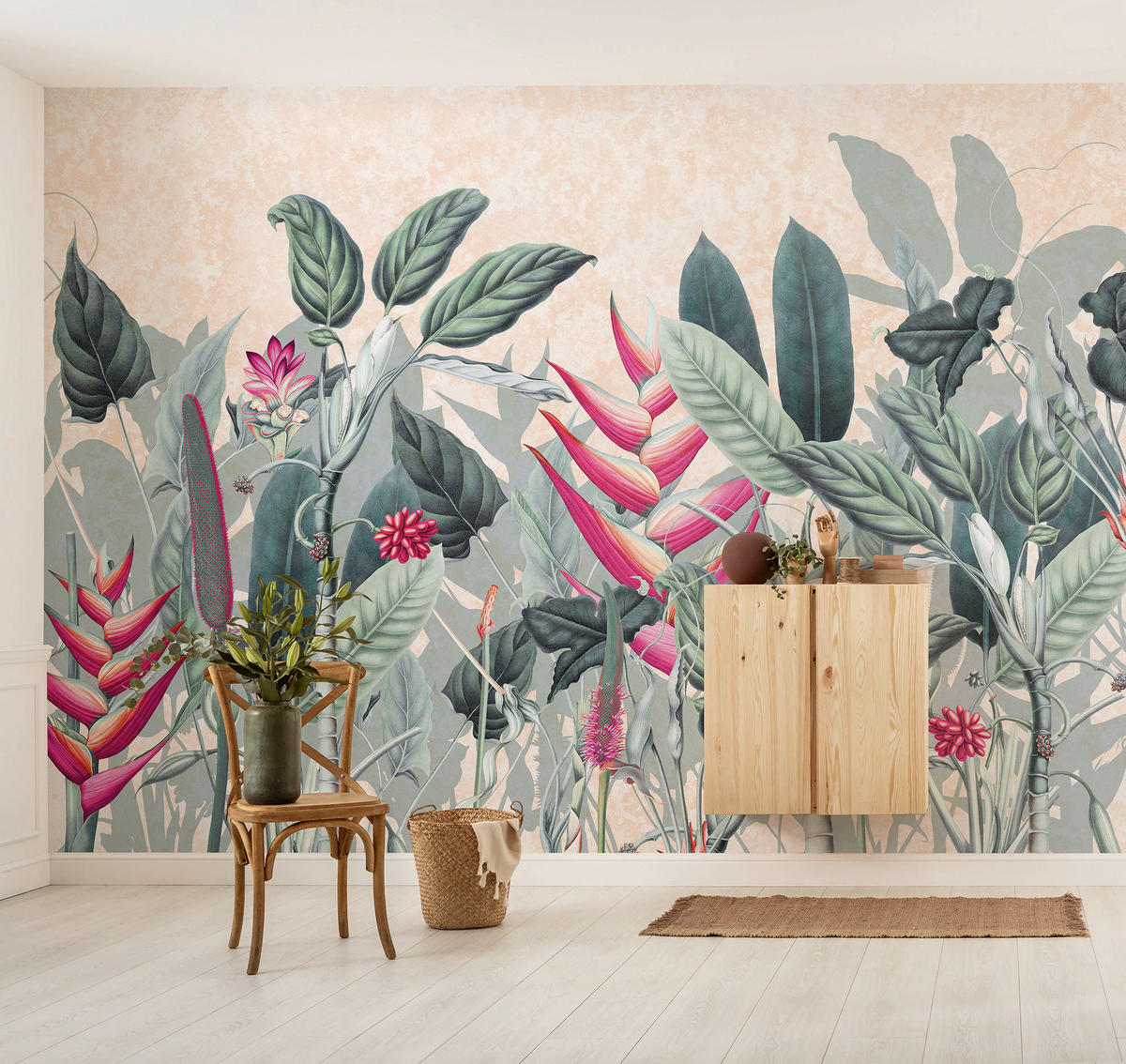 Komar Fototapete Soft Jungle B/L: ca. 350x250 cm Soft Jungle - (350,00/250,00cm) - Komar