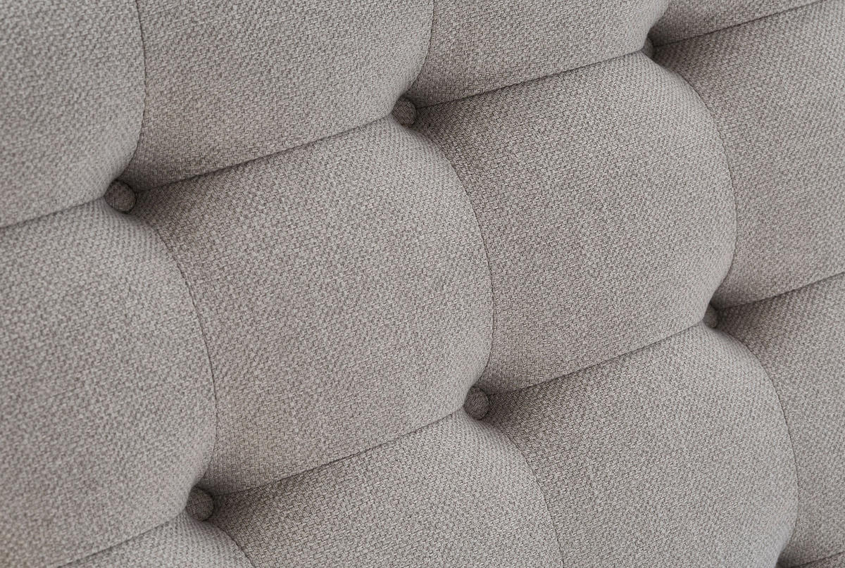 Boxspringbett  hellgrau Flachgewebe Liegefläche B/L: ca. 180x200 cm Jessica_Mix_Boxspringbett - hellgrau/schwarz (194,00/122,00/216,00cm)