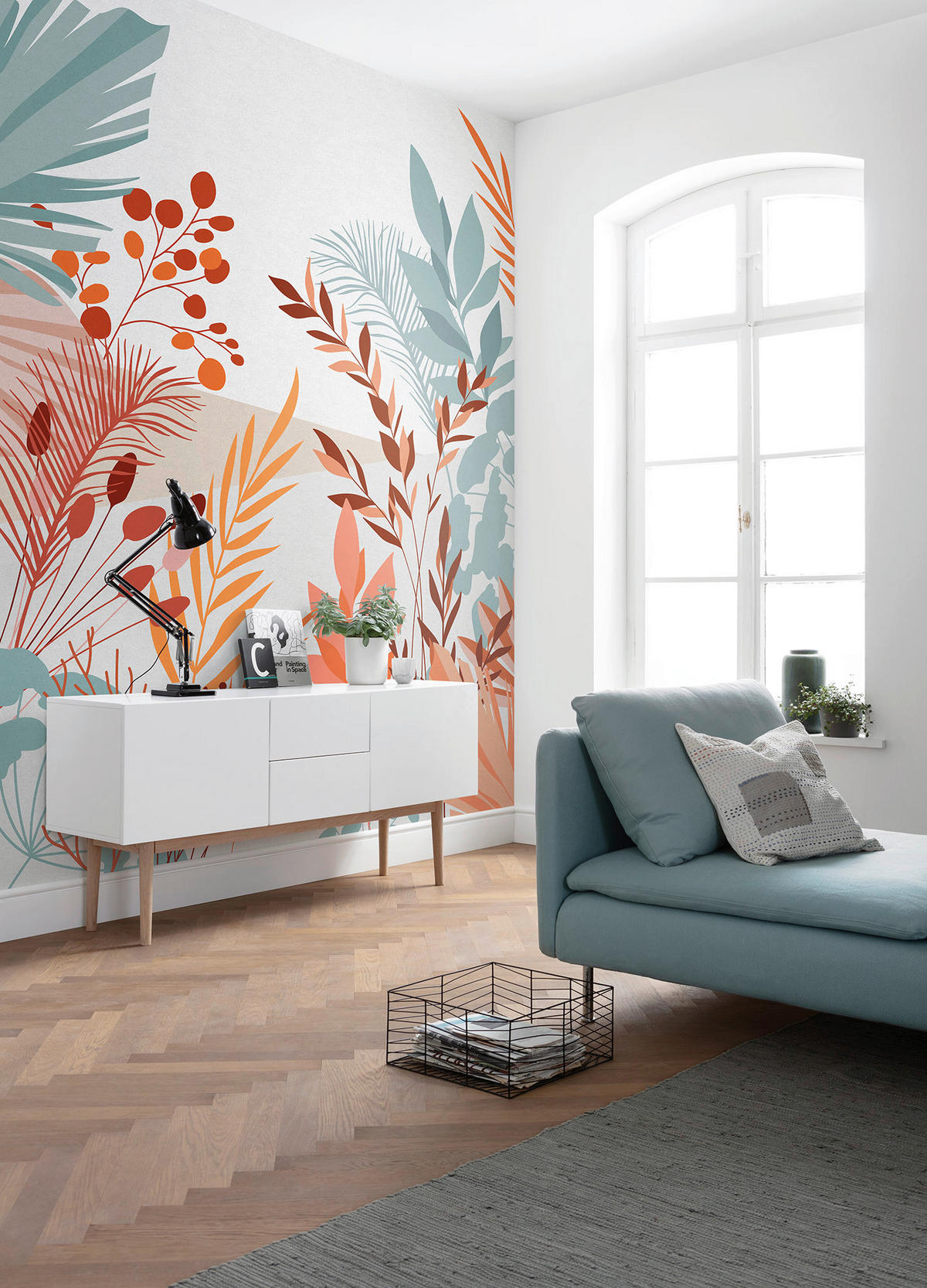 Komar Fototapete Aspiring Colours Blumen B/L: ca. 200x250 cm Aspiring Colours - (200,00/250,00cm) - Komar