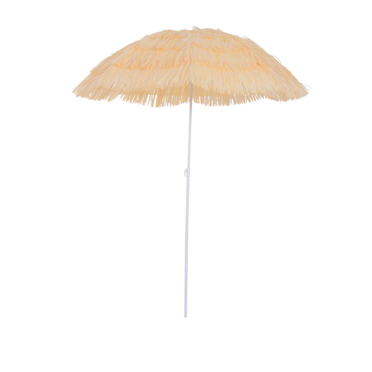 Outsunny Hawaiischirm beige Stahl H/D: ca. 190x160 cm Hawaiischirm - beige (160,00/190,00cm) - Outsunny