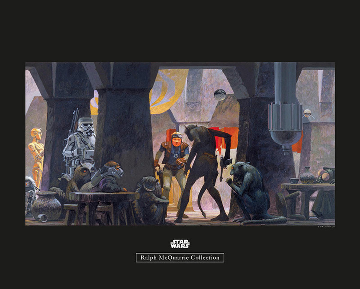 Komar Poster Star Wars Classic RMQ Mos Eisley St Star Wars B/L: ca. 50x40 cm Star Wars Classic RMQ Mos Eisley St - (50,00/40,00cm) - Komar